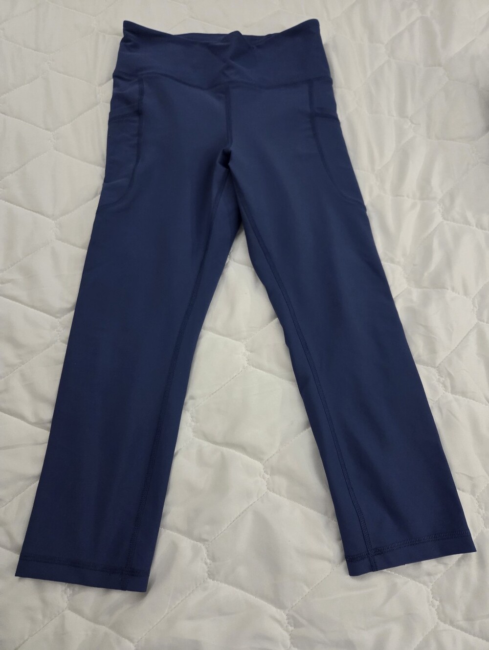 Old Navy Deep Blue High-Rise Crop Leggings